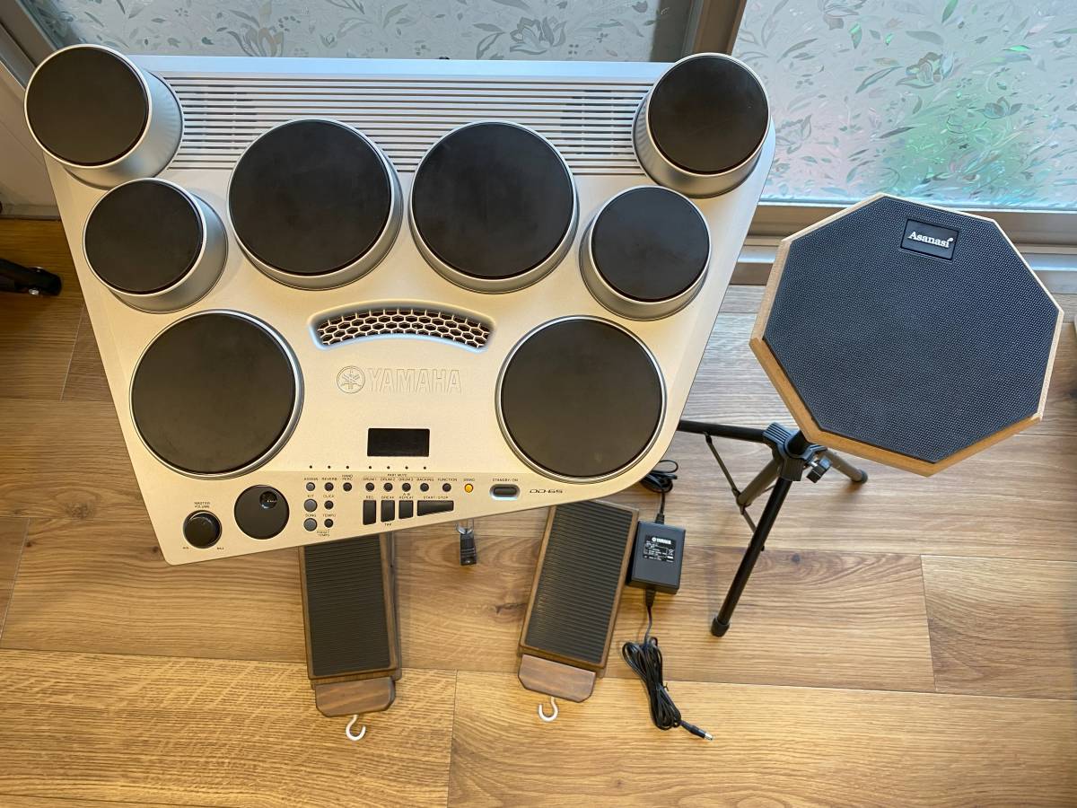 YAMAHA ヤマハ DD-65 電子ドラム シルバー 付属品あり - ドラム人気 商品 通販 YAMAHA 電子 YAMAHA ヤマハ　電子ドラム　DD-65