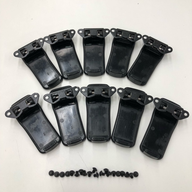 10個 MB-98 ネジ付 アイコム ベルトクリップ IC-DPR6 BP-220 BP-274 無線機用[7562]☆