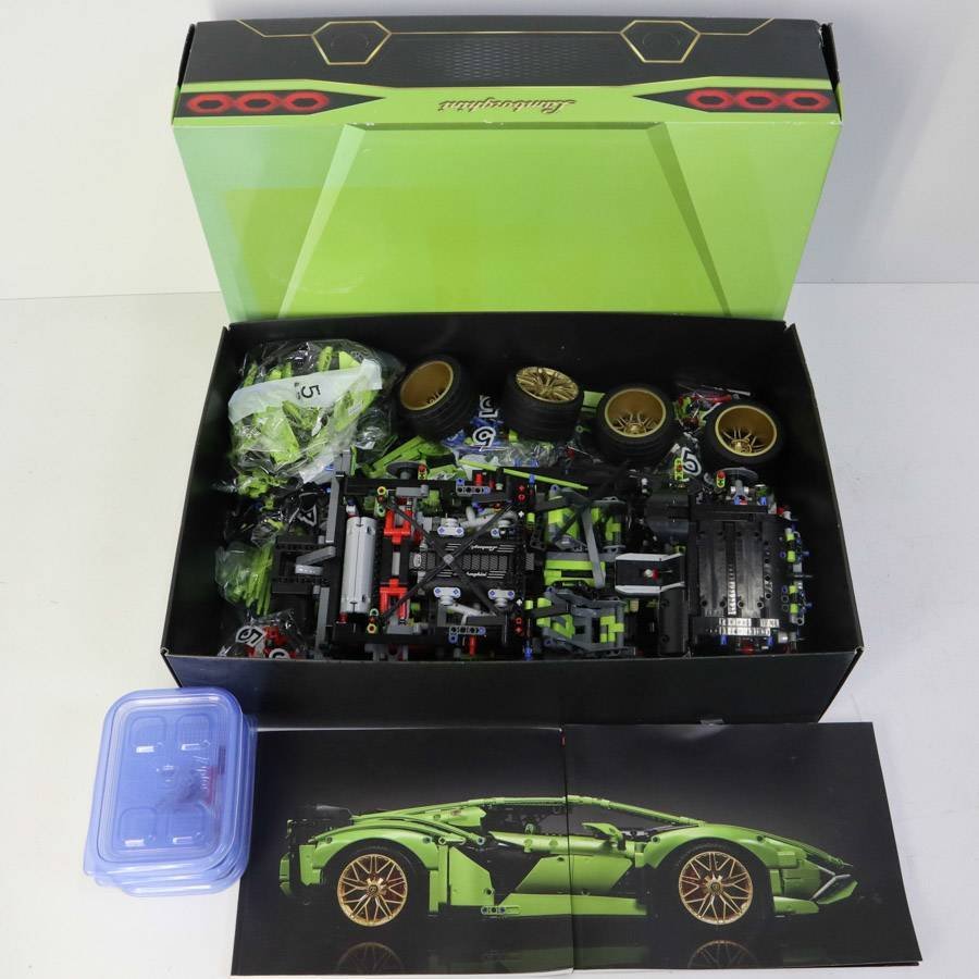 ★LEGO レゴ テクニック★ランボルギーニ シアン FKP37★42115 組み立て途中 パーツ不明★703v11