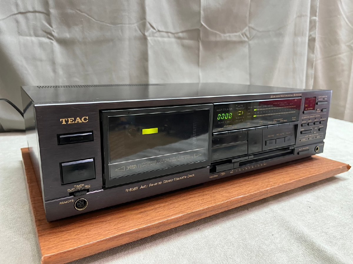 テクニクスTechnics M-46カセットデッキ　ジャンク 凸0404 ジャンク品 オーディオ機器 カセットデッキ TEAC R-888X
