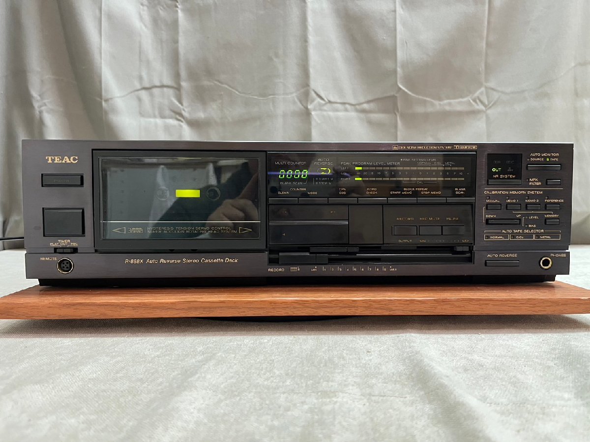 凸0404 ジャンク品 オーディオ機器 カセットデッキ TEAC R-888X