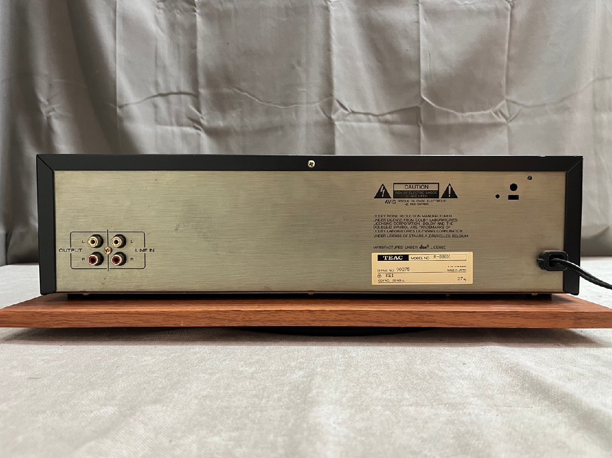 凸0404 ジャンク品 オーディオ機器 カセットデッキ TEAC R-888X