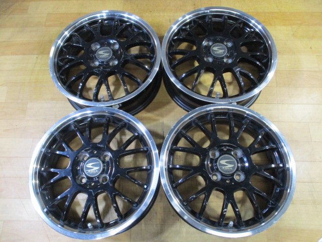 軽四 BADX S-HOLD ホイール 4本 15インチ ワゴンR ラパン アルト