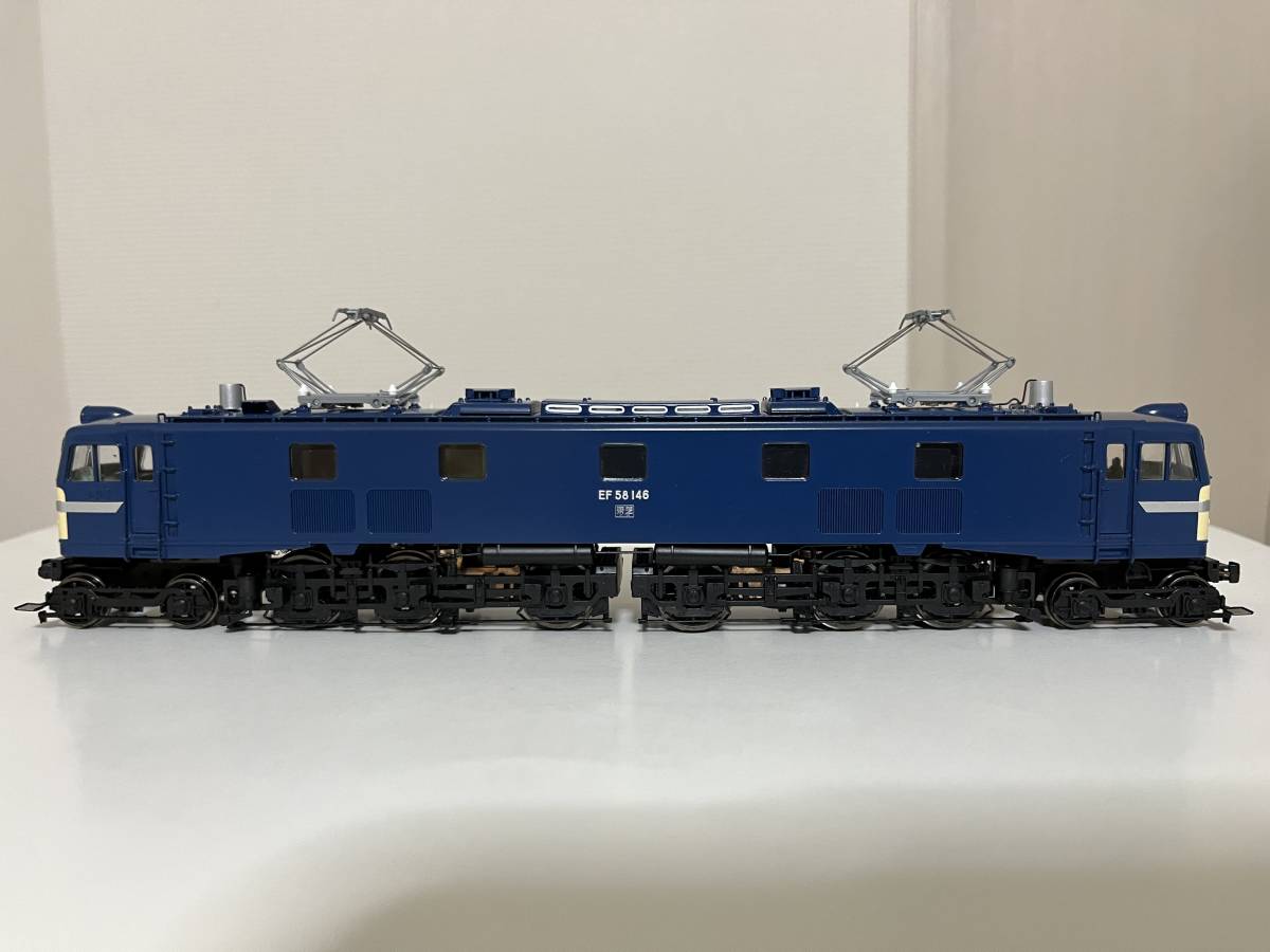 トラムウェイ(HO) TW-EF58-09 国鉄EF58146ヨロイ窓・SG・前面小窓 前面警戒色 新品同様！