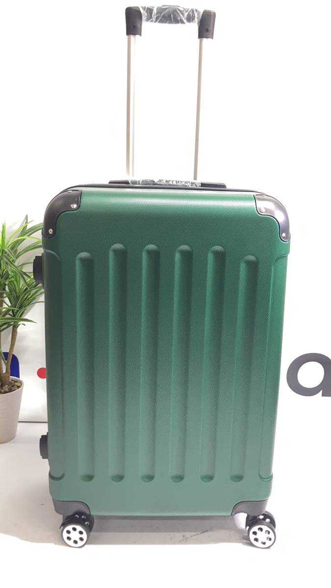 スーツケース Mサイズ ダークグリーン キャリーバック キャリーケース