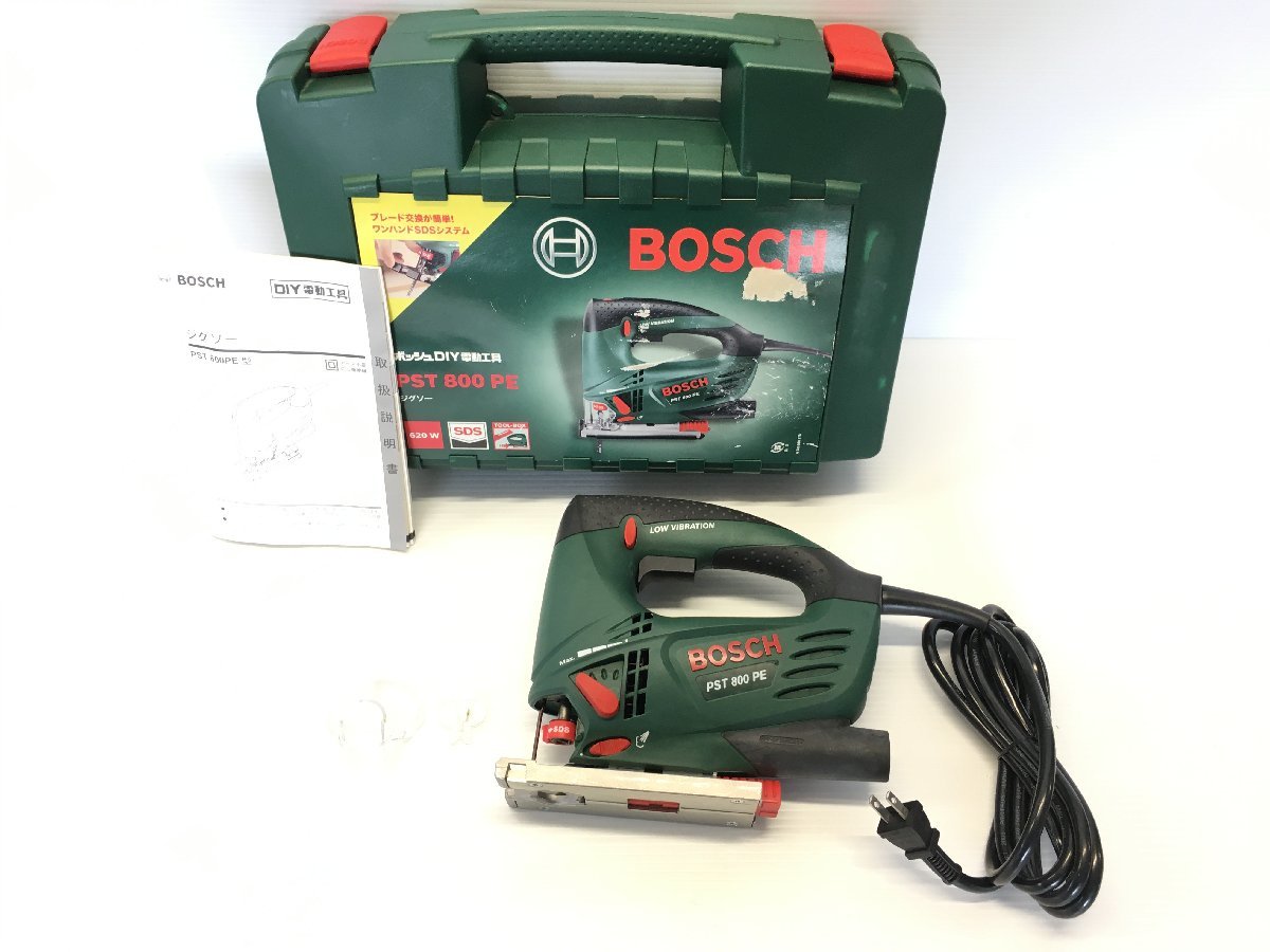BOSCH ボッシュ PST800PE ジグゾー 電気のこぎり 電動ノコギリ 電ノコ 切断機 電動工具 100V DIY