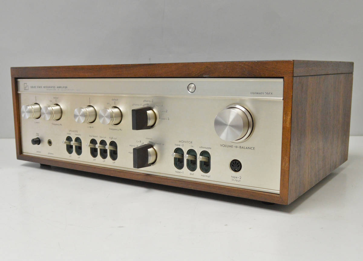 LUXMAN 簡素 L-504 プリメインアンプ ステレオ インテグレーテッド アンプ