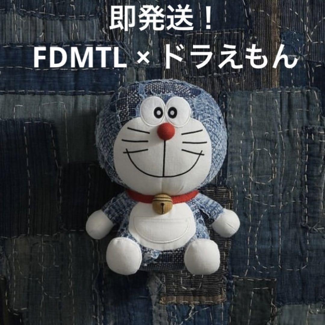 FDMTL 刺し子ドラえもん ぬいぐるみ Sashiko Doraemon Sashiko Doraemon ドラえもん