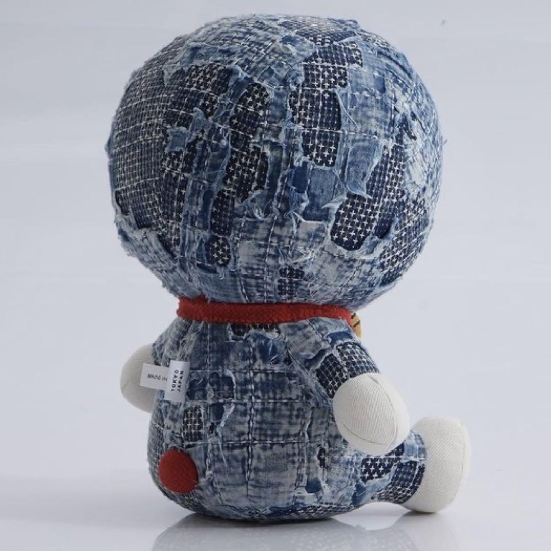 FDMTL 刺し子ドラえもん ぬいぐるみ Sashiko Doraemon Sashiko Doraemon ドラえもん