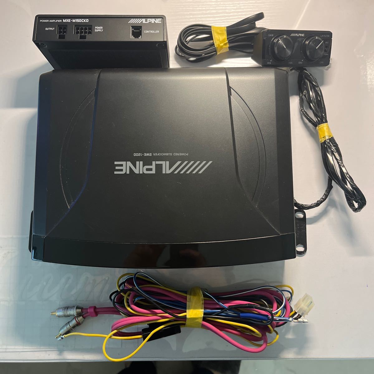 アルパイン SWE-1200 ALPINE パワードサブウーファー サブウーファー