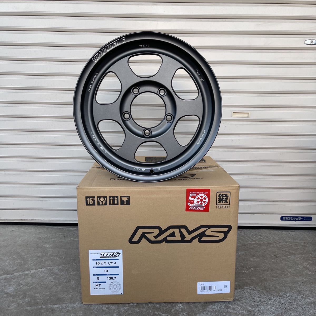 即納《VOLK RACING TE37XT forJ UL》16×5.5J+19 139.7/5H ボルク 