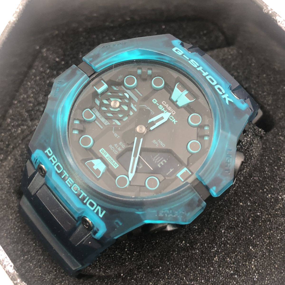 11/1KS1133☆CASIO G-SHOCK☆カシオ ジーショック/ターコイズブルー系 