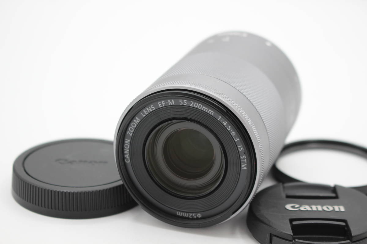極美品◇Canon キャノン EF-M 55-200mm F4.5-6.3 IS STM◇