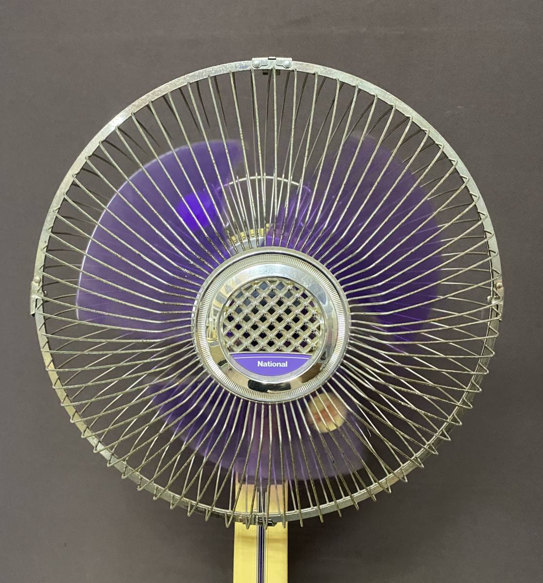 ☆1円出品〜National F-30S1M ナショナル 扇風機 昭和レトロ 動作確認
