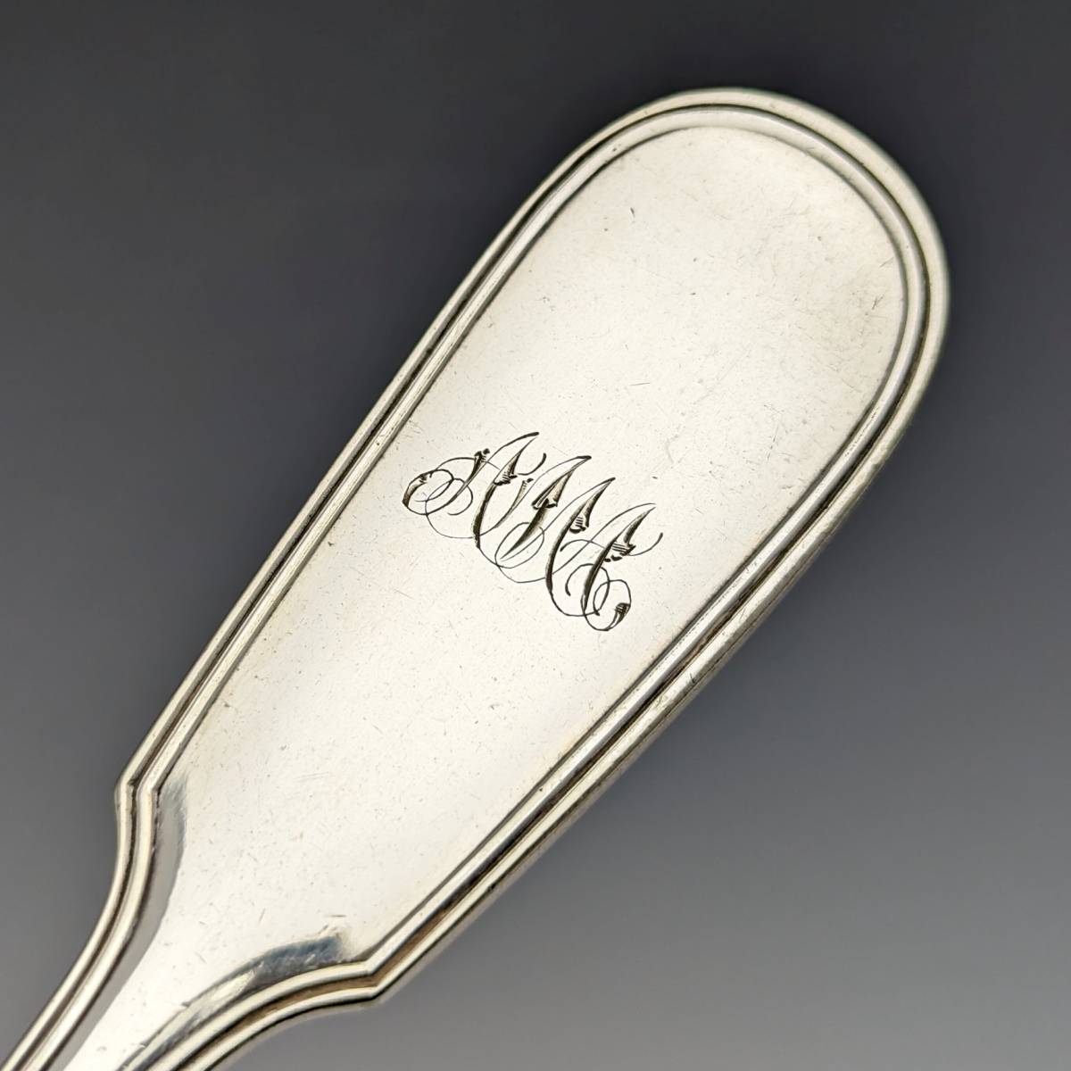 19世紀後半 英国アンティーク シルバープレート製 フィッシュサーバーセット Mappin&Webb