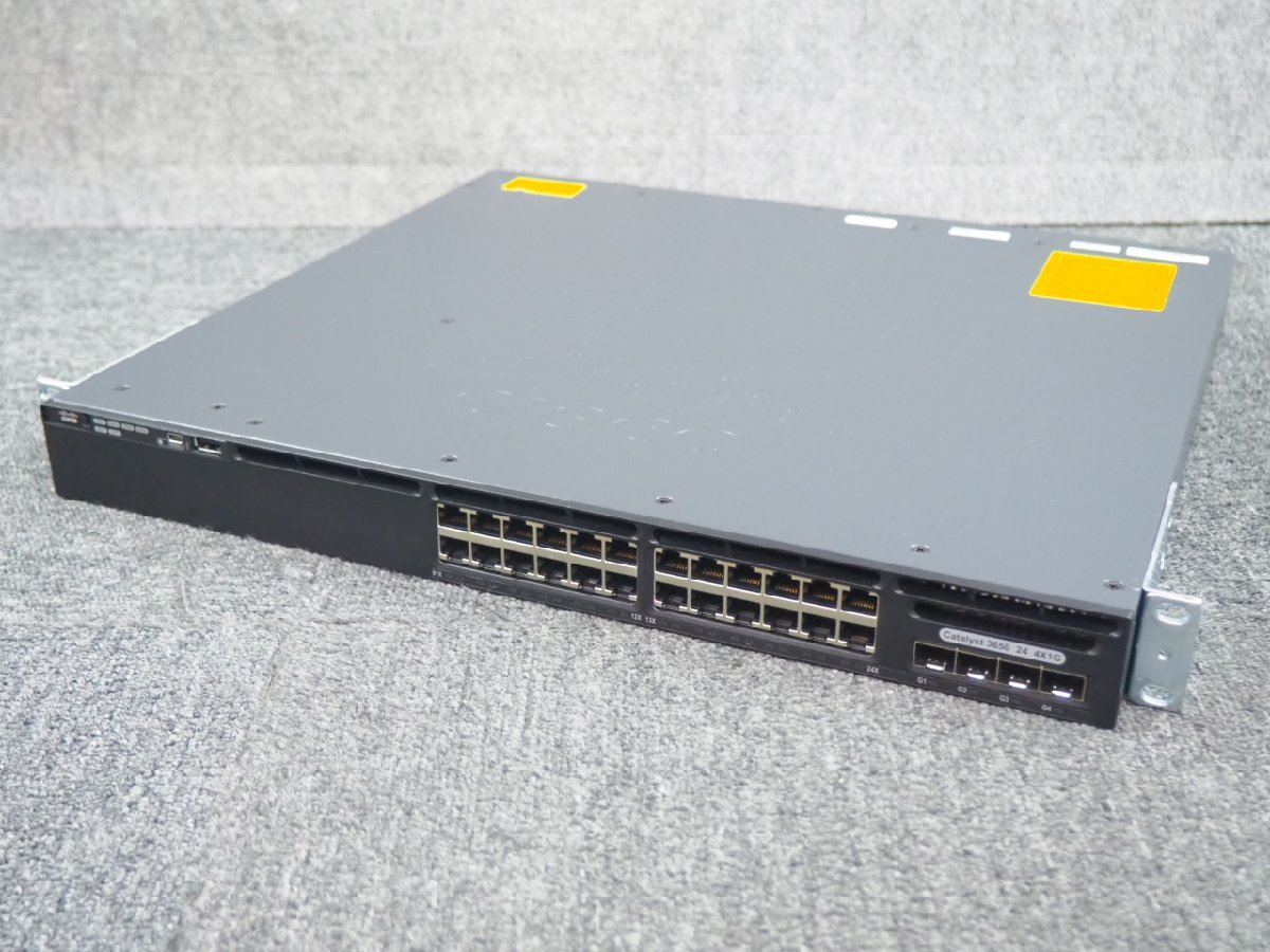 100%新品，限定SALE N328 Cisco Catalyst 3650 シリーズ WS-C3650-24TS-E V05 Version 16.6.8(イーサネットハブ)｜売買されたオークション情報、yahooの商品情報をアーカイブ公開 - オークファン イーサネットハブ