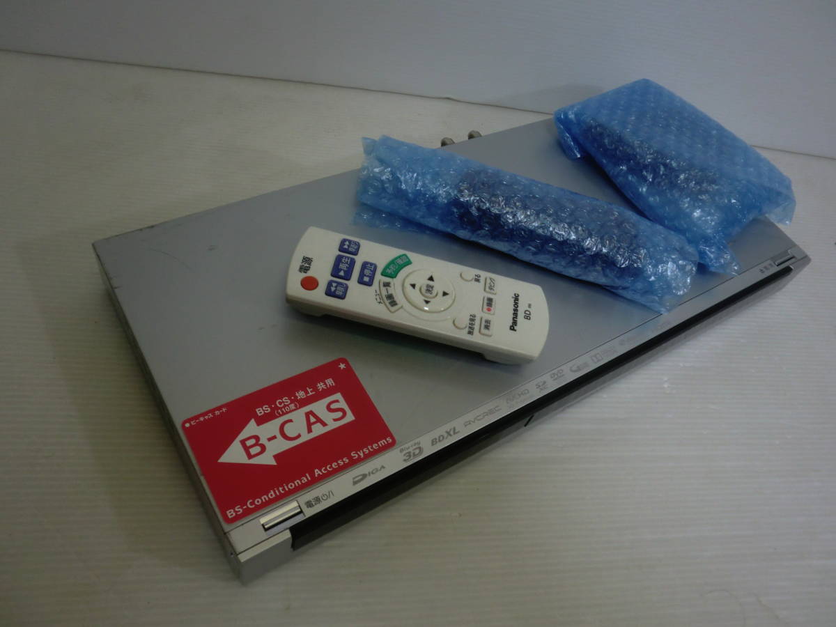 ◆Panasonic◆すぐ使える動作良品 BD Diga◆DMR-BWT550◆500GB//W録/外付 HDD/3D◆リモ他付・保障有◆