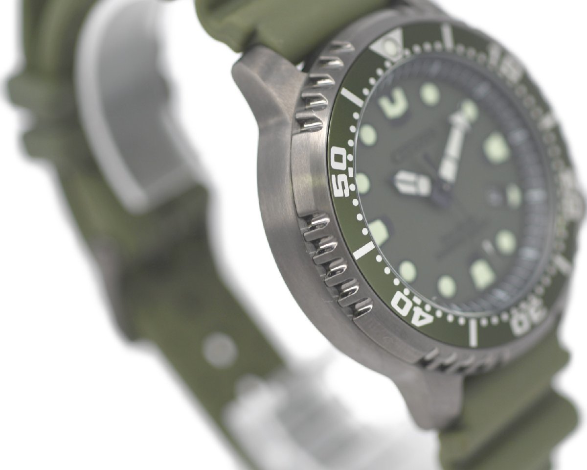 極美品稼働品CITIZEN シチズンプロマスター ブルー シルバー ソーラー