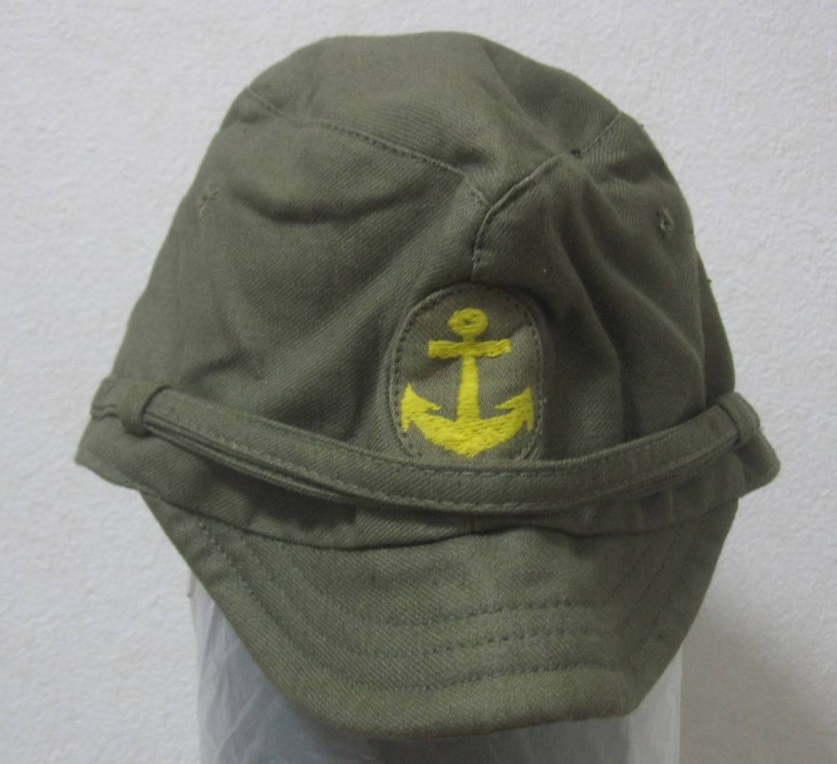 旧日本海軍三式略帽（昭和19年、兵用） Yahoo!オークション | -「海軍