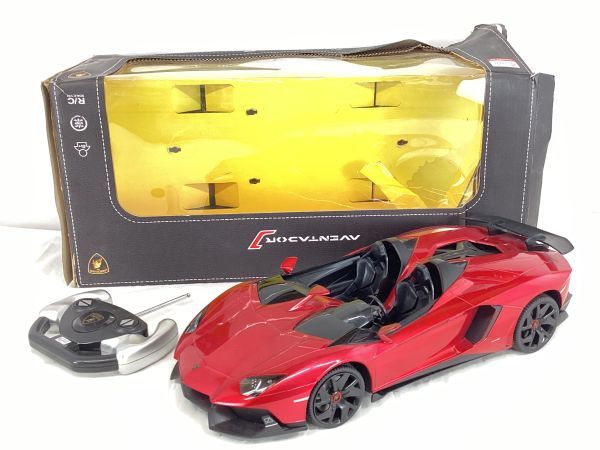 A904☆ラジコン ランボルギーニ アヴェンタドール J(レッド) 1/12 