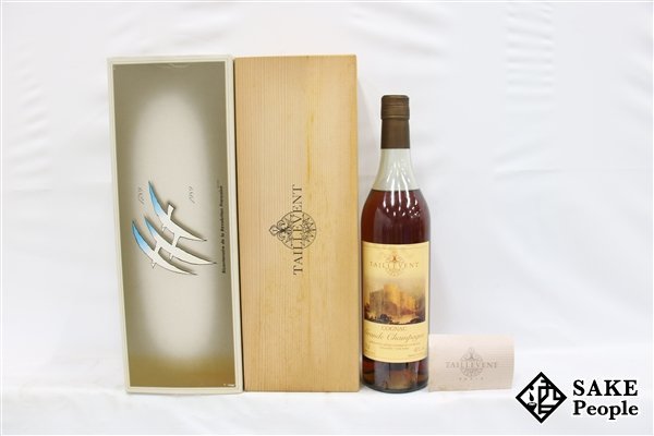 ◆1円～ タイユヴァン グランド・シャンパーニュ 700ml 40% ケース 木箱 冊子付き コニャック