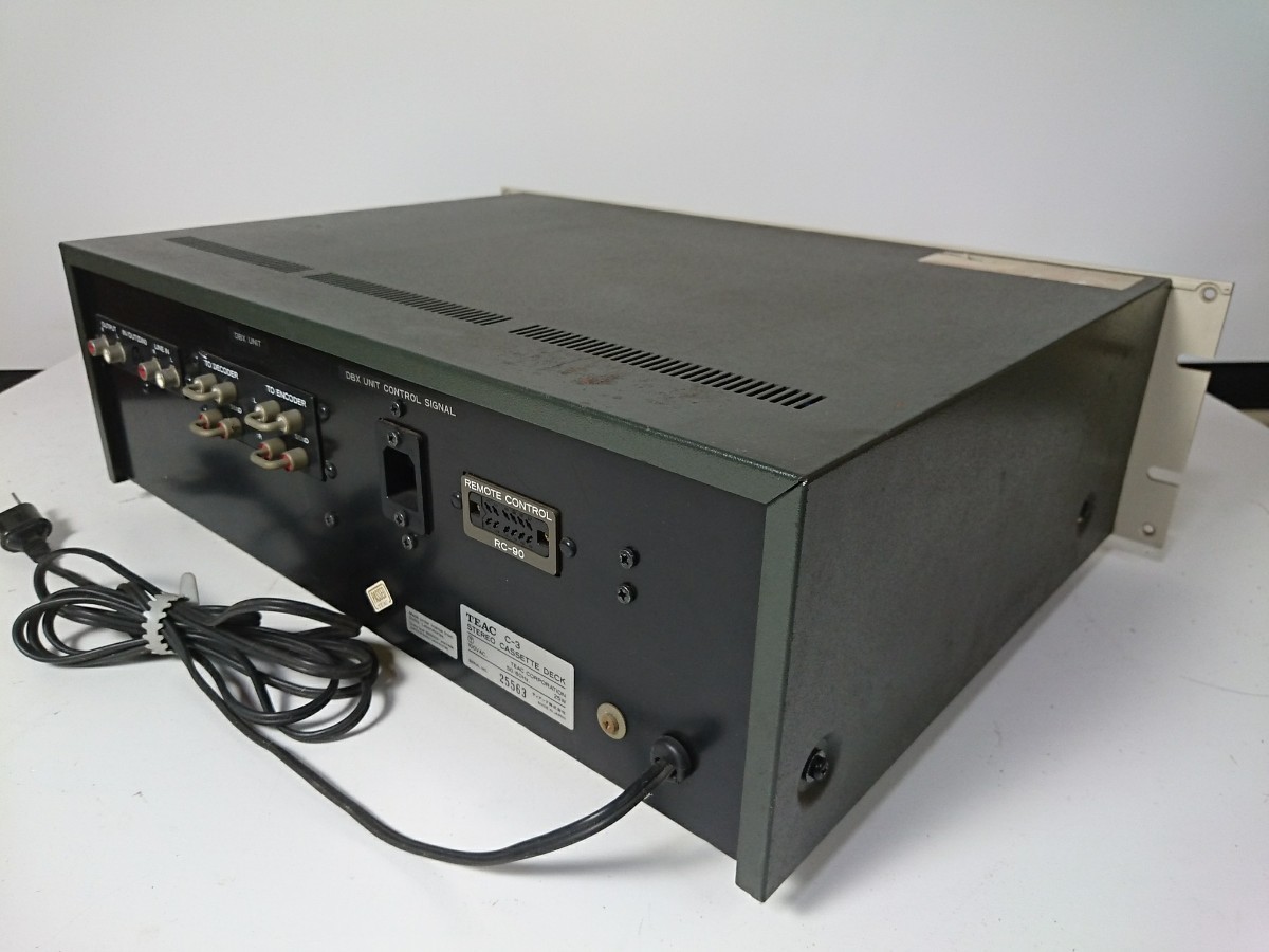 ティアックTEACカセットデッキ C-3 3ヘッド録音同時再生 修理調整品