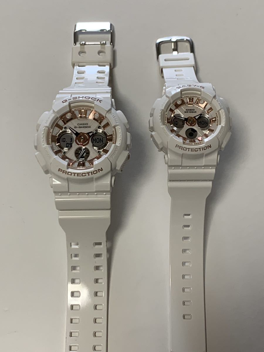 BABY-G カシオ CASIO G-SHOCK 2つで設定- G B Baby-Gの時刻 レディース
