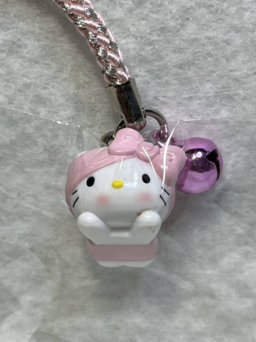 KITTY 湯上り〈うつぶせ〉バス キティ 根付け 2006年 ストラップ お