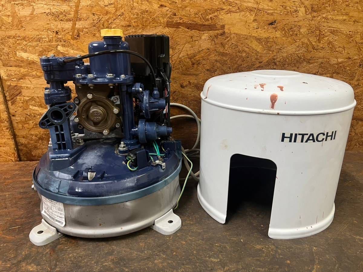 【11】5-1　日立浅井戸用自動ポンプ　日立　WT-P125V　井戸ポンプ　動作画像有　現状渡し