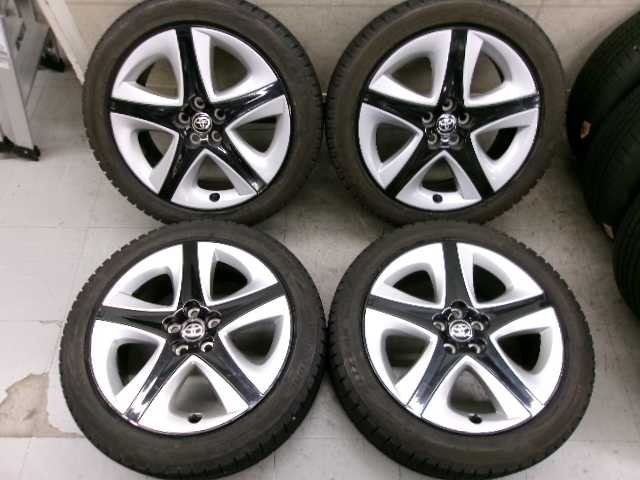 トヨタ　50　プリウス　純正　17インチ　スタッドレスタイヤホイール　4本　ブリザック　VRX2　2018年製　野田