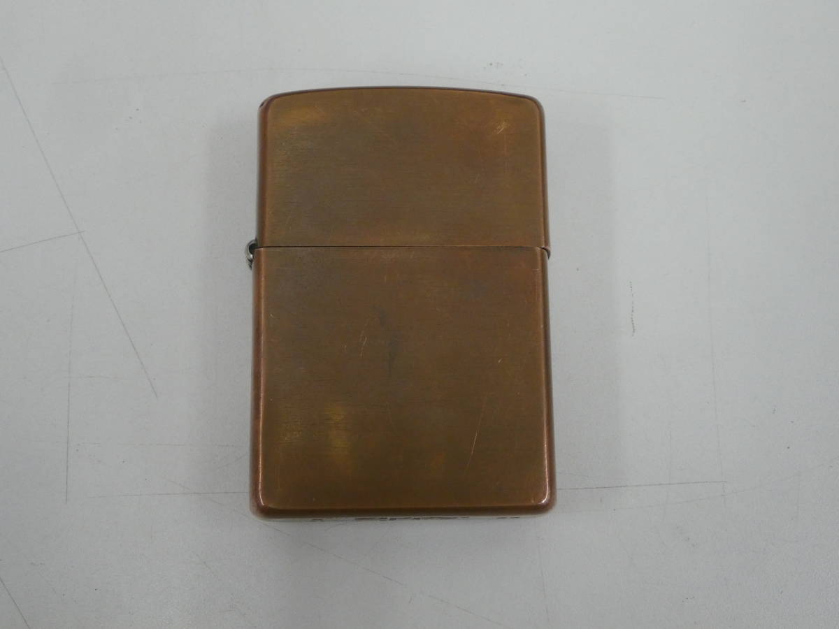 ☆ ZIPPO COPPER ジッポー カッパー 銅 ライター 喫煙具 火花のみ確認済み 中古品 1円スタート ☆