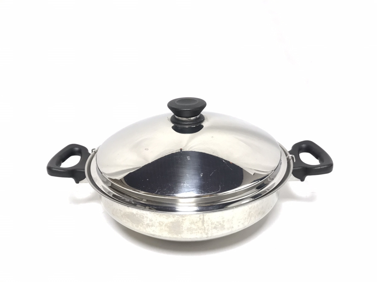 中古品】アムウェイ Amway クィーン ウォック 鍋 現行品 即決