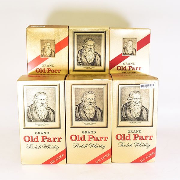 同梱不可☆6本セット☆オールドパー デラックス REAL ANTIQUE AND RARE OLD