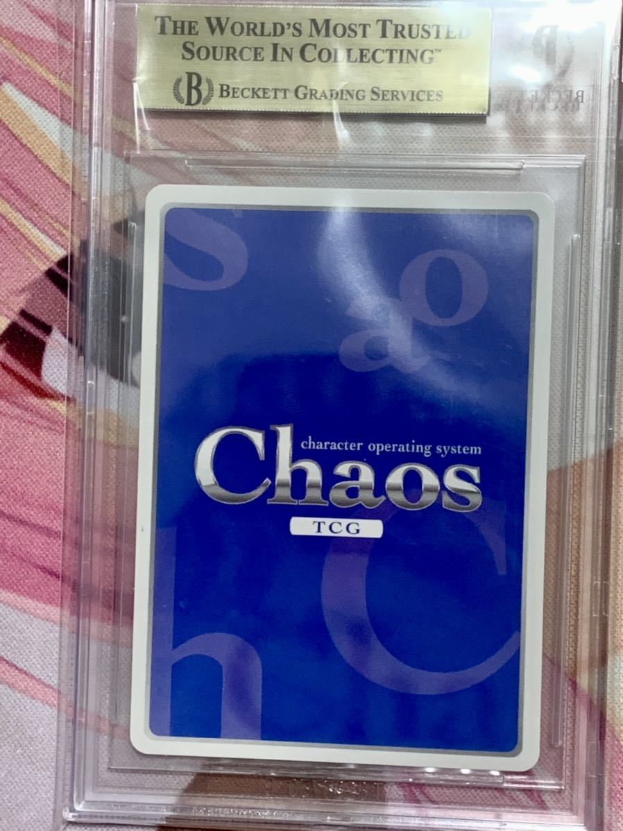 BGS10 chaos TCG ゆずソフト 天色アイルノーツ 天霧 夕音 SP サイン