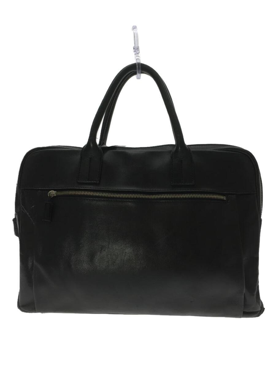 SOMES SADDLE◆バッグ/レザー/BLK