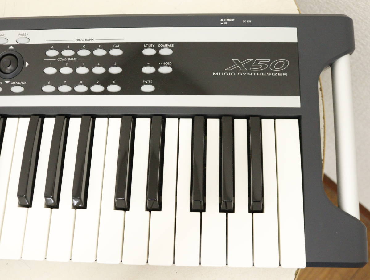 品質保証，大人気】 KORG X50-61 KEY SYNTHESIZER コルグ61鍵盤