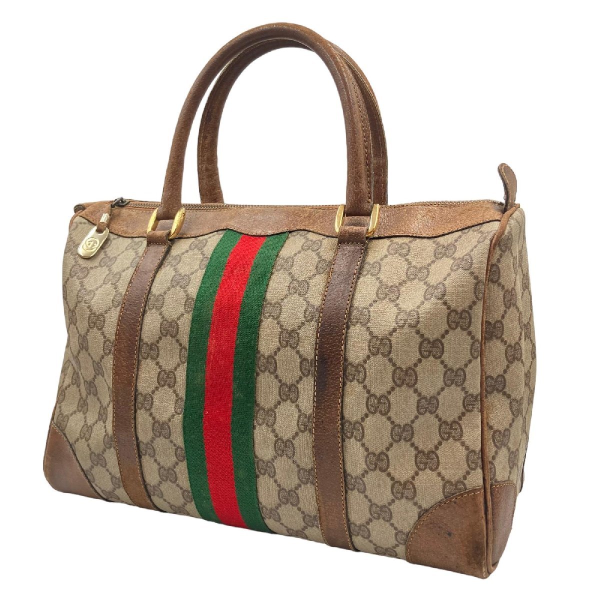 GUCCI グッチ オールド シェリーライン ハンドバッグ ミニボストン