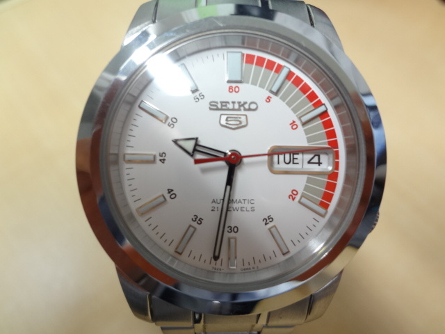 ZA-8】セイコー 7S26-02W0 セイコー5 AT/自動巻 21石 デイデイト