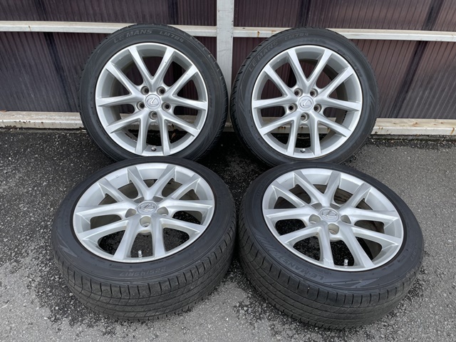  LEXUS レクサス GSE20 GSE21 IS250 IS350 後期 純正 F 225/45R17 R 245/45R17 5H PCD114.3 ダンロップ ルマン 品(ラジアルタイヤ)｜売買されたオークション情報、yahooの商品情報をアーカイブ公開 - オークファン 5穴