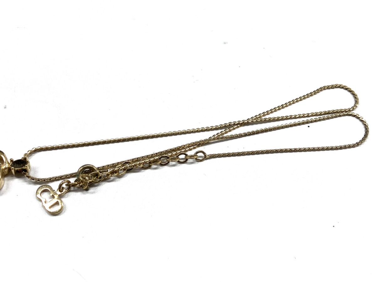 Z009-W13-276 ☆ Christian Dior クリスチャンディオール ネックレス