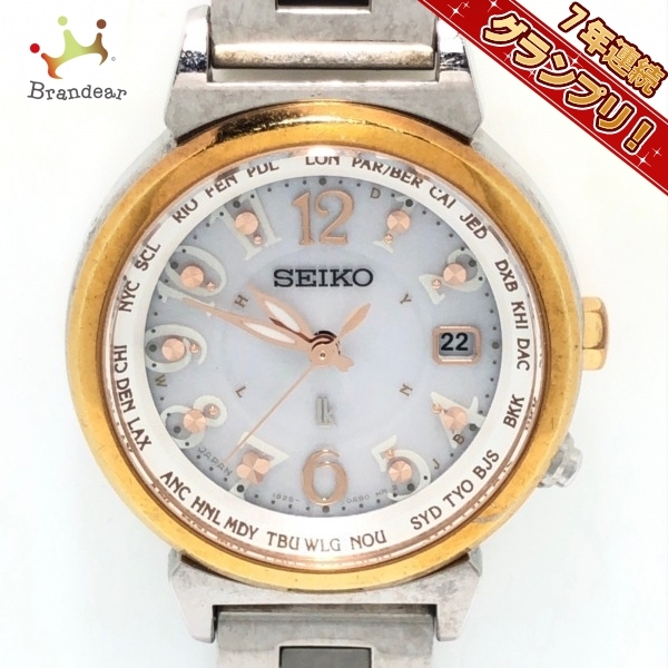 SEIKO(セイコー) 腕時計 LUKIA(ルキア) 1B25-0AA0 レディース 白