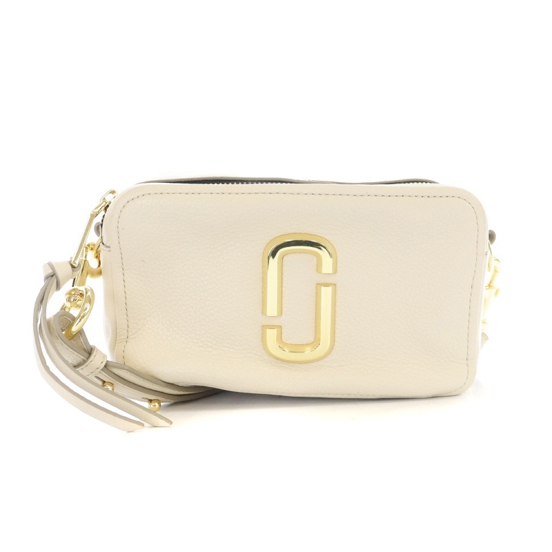 マークジェイコブス MARC JACOBS ソフトショット ショルダーバッグ レザー 白 ホワイト M0014591 /YB