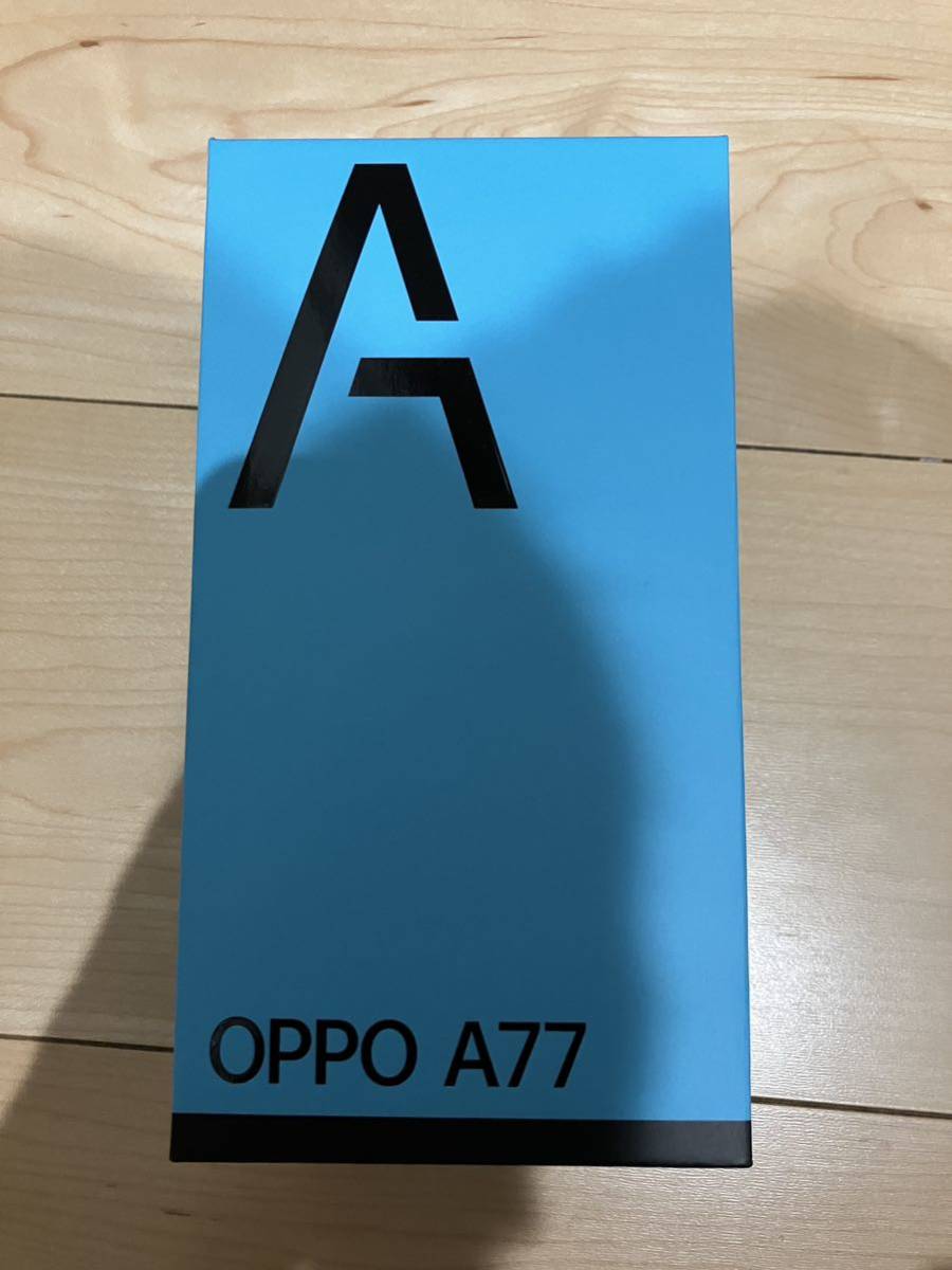 【新品未使用】OPPO A77 ブラック CPH2385 SIMフリースマートフォン Andoroid