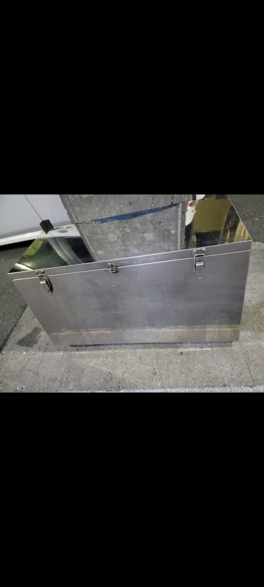 ステンレス工具箱 道具箱　大サイズ　横900 縦450 奥行き450 ㎜　デコトラ　レトロ　1
