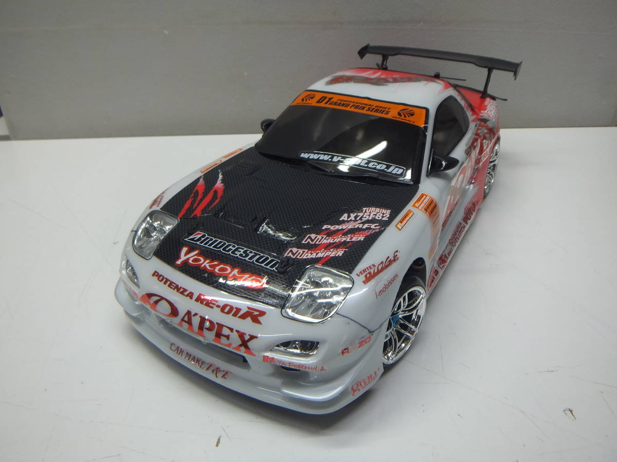 【再出品】玩具祭 ミニカー祭 ヨコモ RC マツダ RX-7 ドリフトカー プロポなし 動作未確認