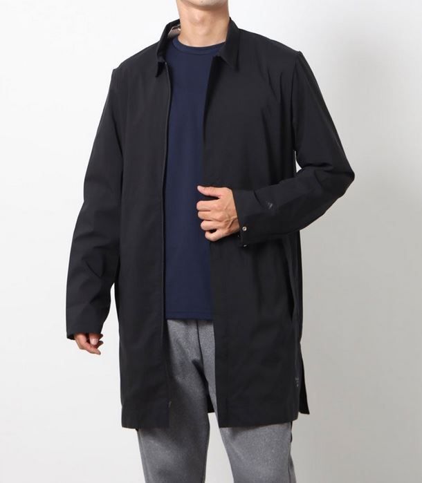 ★アディダス adidas 定価14300円 訳あり メンズ 耐水 高品質 カジュアル ウーブン コート ジャケット 黒 Lサイズ [BH40861-L] 二 弐★QWER