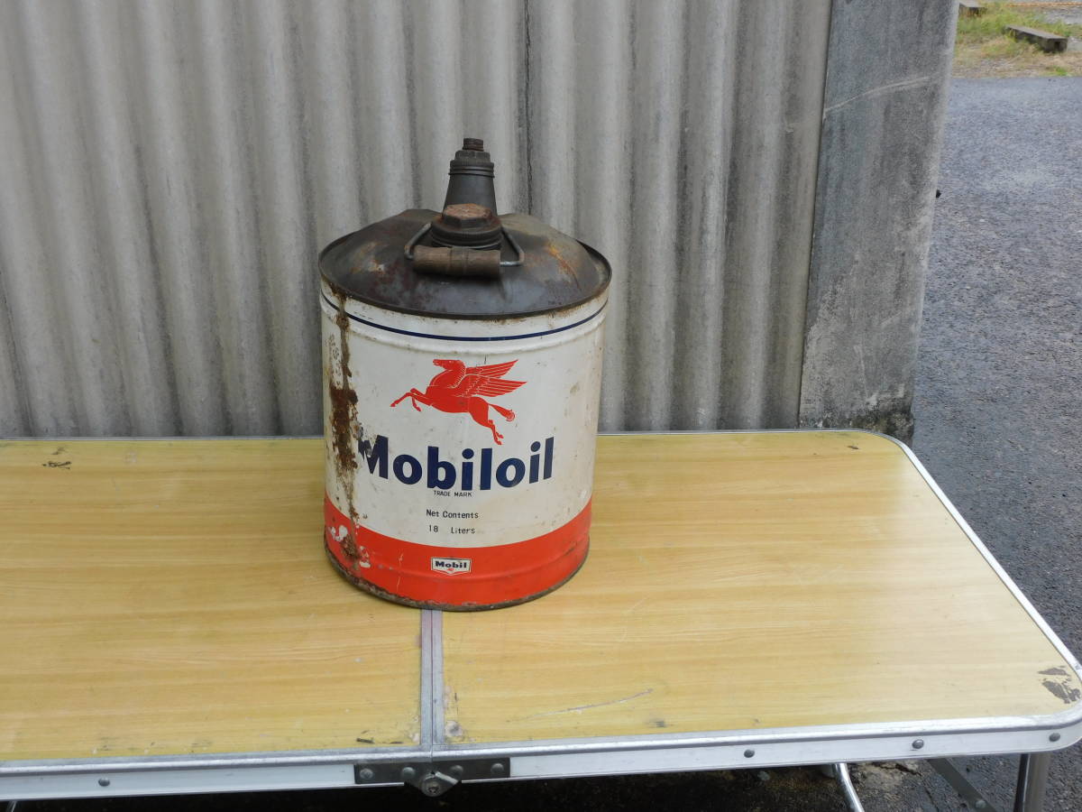ビンテージ Mobil ハンディオイル缶 モービル オイル缶 handy oil 