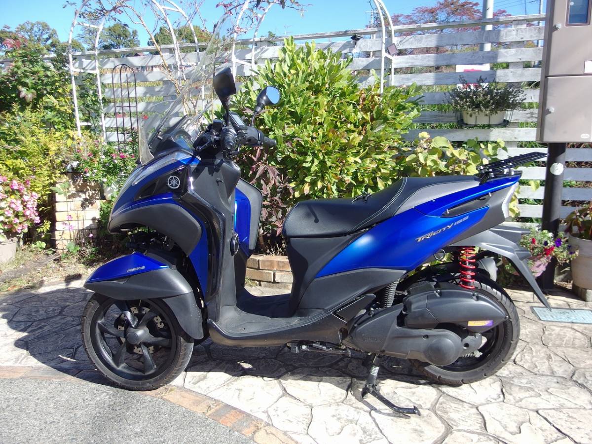 ヤマハ トリシティ155-ABS（SG37J）ツーリング快適仕様、カーナビ、ETC付き、他パーツ多数_3