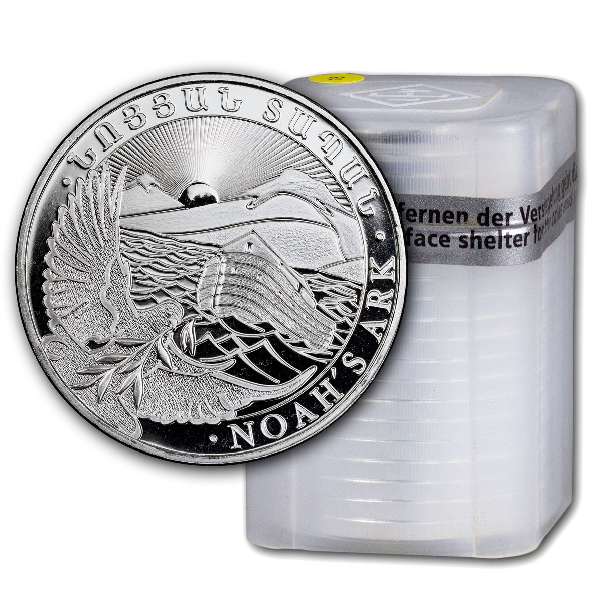 保証書付き・ミントロール入り] 2022年 (新品) アルメニア「ノアの箱舟」純銀 1オンス