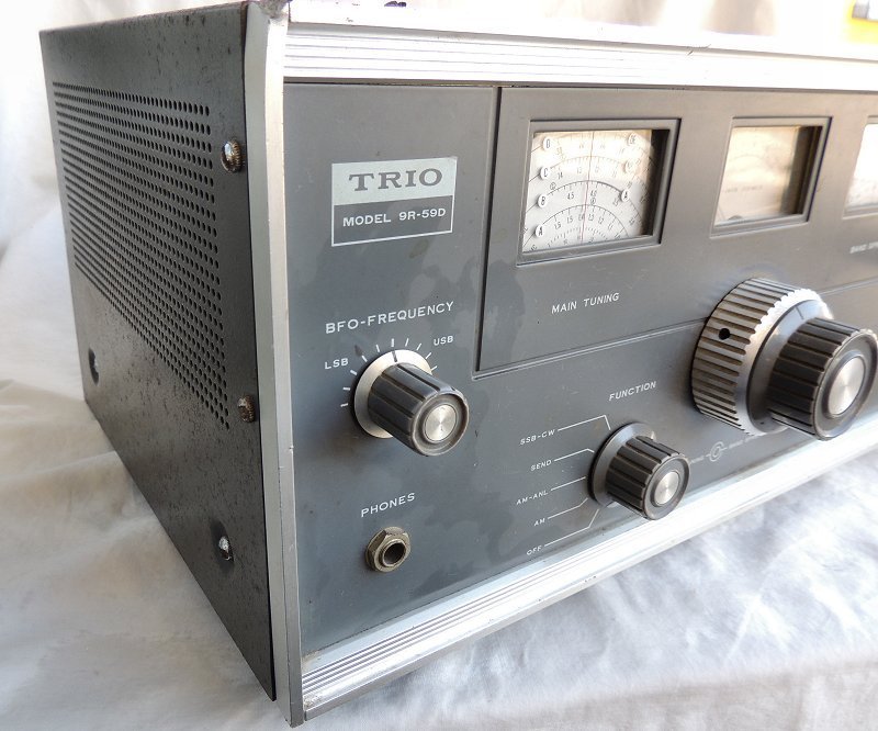 9R59D トリオ全波受信機 要メンテのジャンク TRIO トリオ 受信機 通信